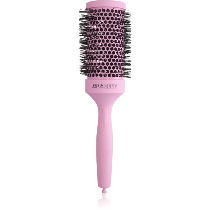 Olivia Garden Club The Glow Blowout Ceramic Round Brush Pink perie rotundă pentru păr L 1 buc
