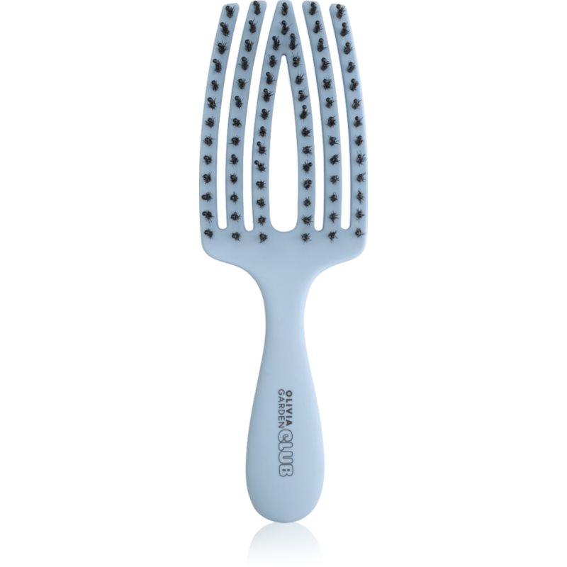 Olivia Garden Club The Nomad Detangling&Shine Fingerbrush​ perie de tip paletă pentru păr 1 buc
