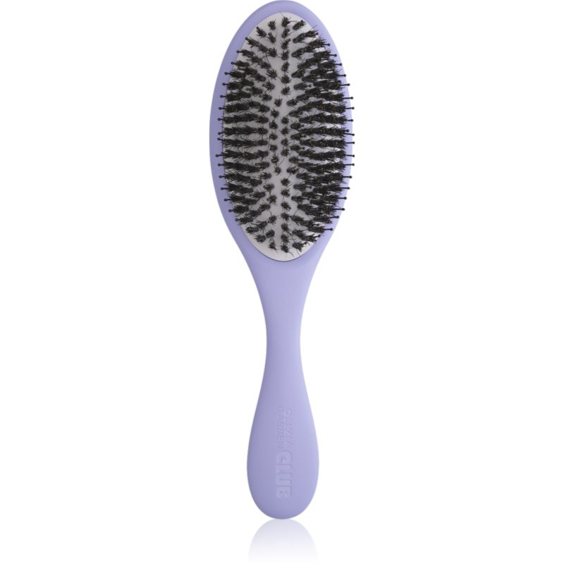 Olivia Garden Club The Reset Detangling&Shine Hairbrush perie de tip paletă cu sac Lilac 1 buc