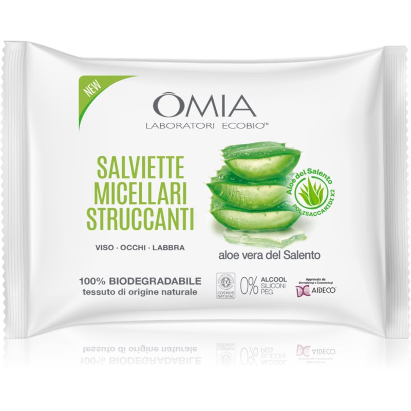 Omia Laboratories Aloe Vera del Salento servetele demachiante 20 buc