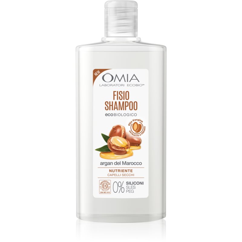 Omia Laboratories Argan del Marocco Șampon nutritiv cu ulei de argan marocan 200 ml