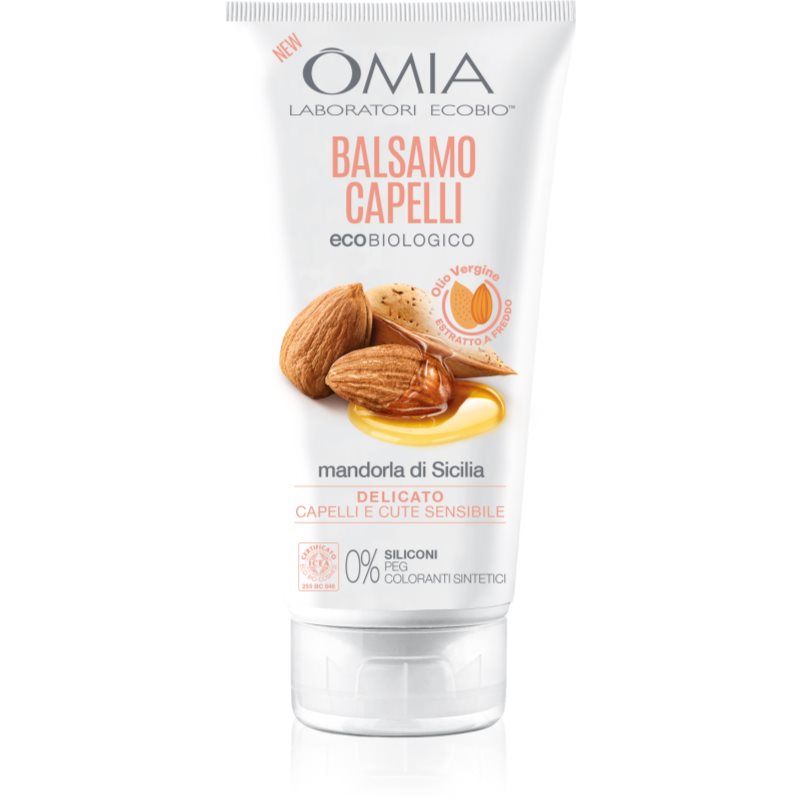 Omia Laboratories Mandorla di Sicilia balsam pentru păr slab și deteriorat cu ulei de migdale 180 ml Omia Laboratories Mandorla di Sicilia balsam pentru păr slab și deteriorat cu ulei de migdale 180 ml