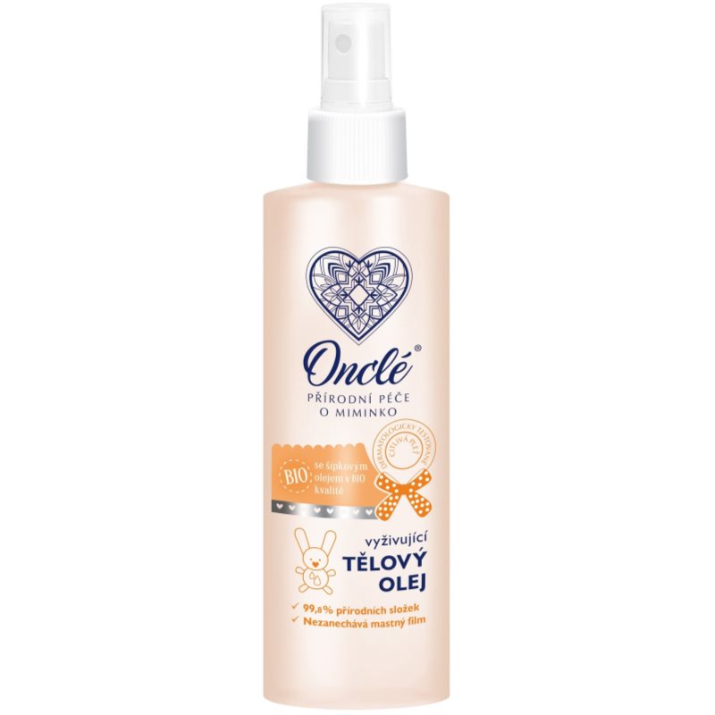 Onclé Baby Ulei de corp hranitor pentru nou-nascuti si copii 200 ml