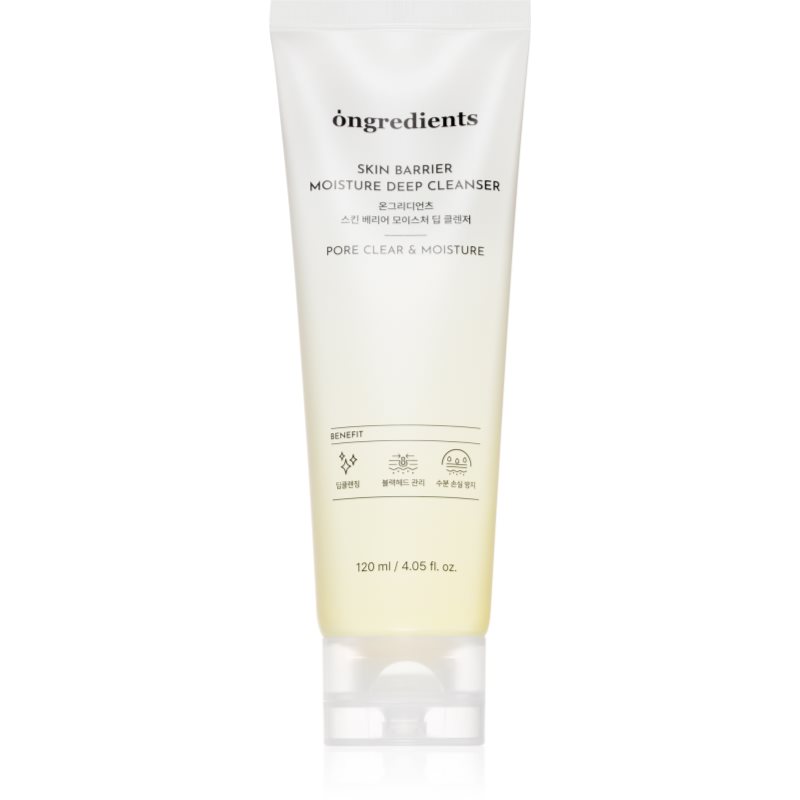 Ongredients Skin Barrier Moisture Deep Cleanser gel de curățare blând pentru fortificarea barierei cutanate 120 ml