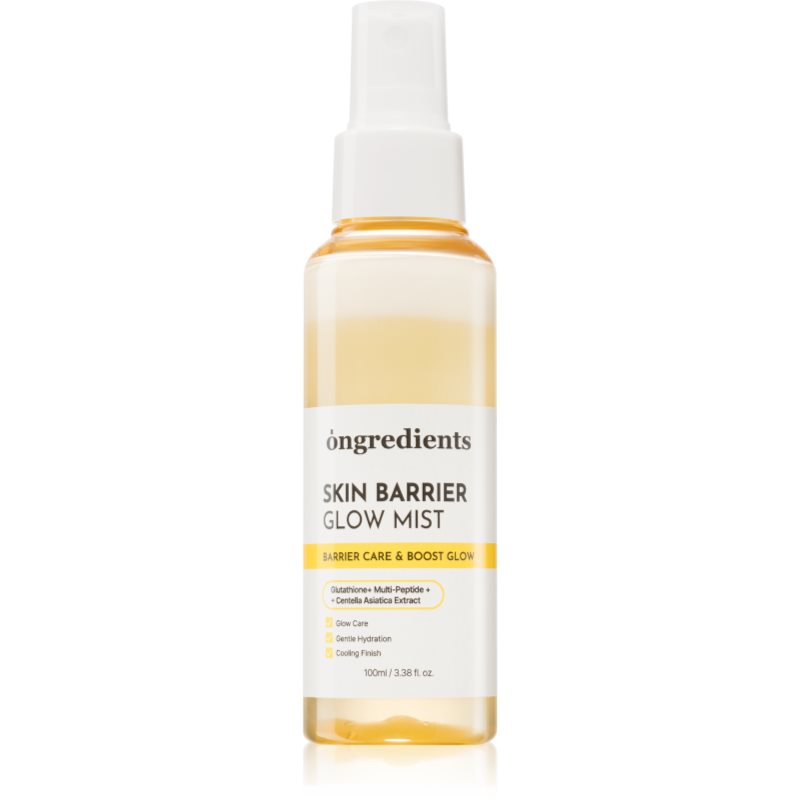 Ongredients Skin Barrier Glow Mist ceață facială tonică pentru fortificarea barierei cutanate 100 ml