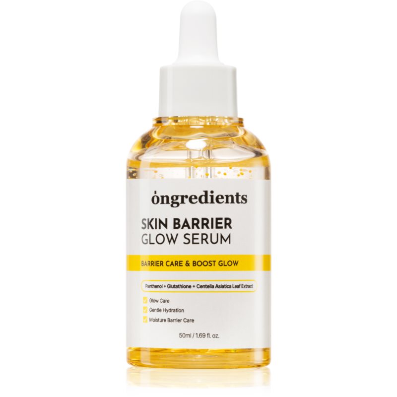 Ongredients Skin Barrier Glow Serum ser cu efect iluminator pentru uniformizarea nuantei tenului 50 ml