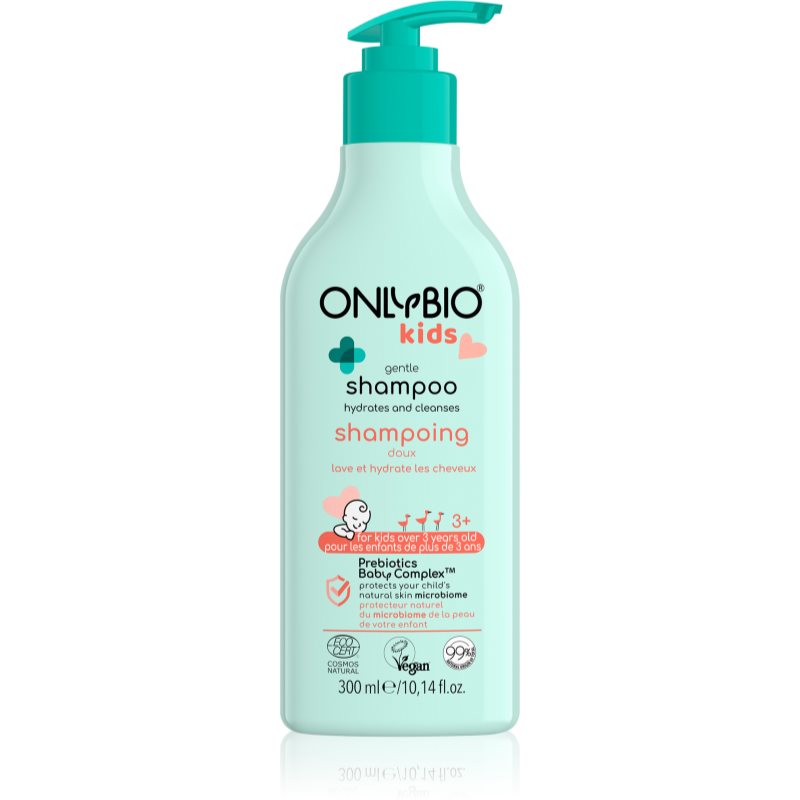 OnlyBio Kids Gentle sampon delicat pentru copii de 3 ani 300 ml