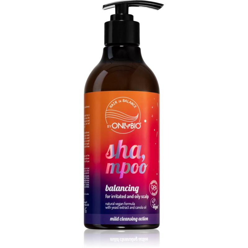 OnlyBio Hair in Balance șampon pentru păr gras pentru piele sensibila 400 ml