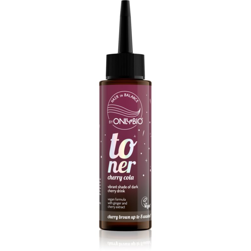 OnlyBio Hair in Balance Toner toner pentru nuanțe naturale culoare Cherry Cola 100 ml