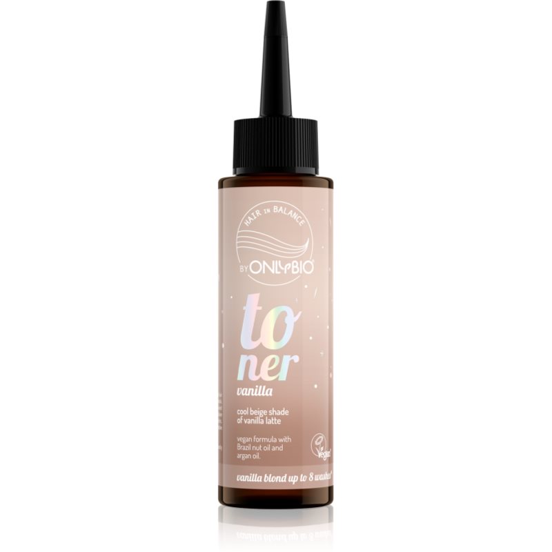 OnlyBio Hair in Balance Toner toner pentru neutralizarea tonurilor de galben culoare Vanilla 100 ml OnlyBio Hair in Balance Toner toner pentru neutralizarea tonurilor de galben culoare Vanilla 100 ml