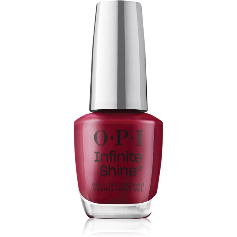 OPI Infinite Shine Silk lac de unghii cu efect de gel Malaga Wine 15 ml