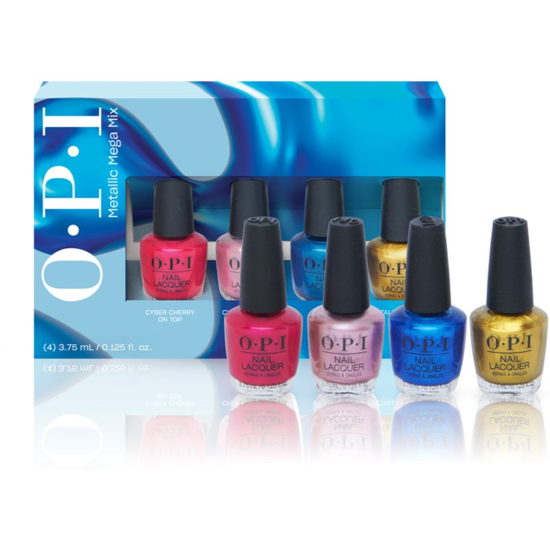 OPI Metalic Mega Mix Nail Lacquer set cadou pentru unghii