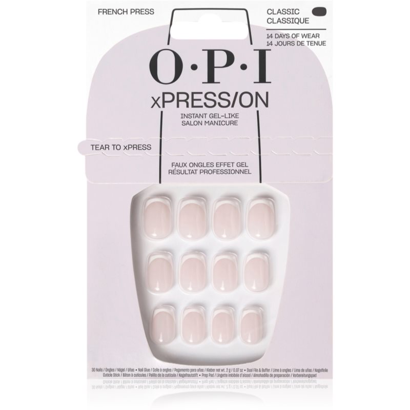 OPI xPRESS/ON unghii artificiale French Press 30 buc