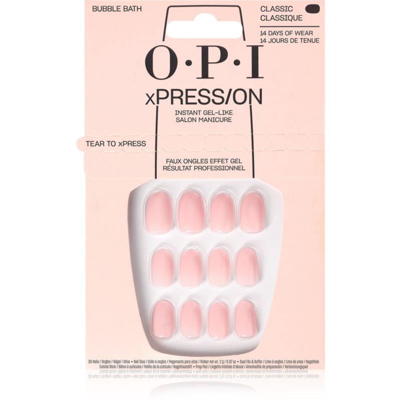 OPI xPRESS/ON unghii artificiale Bubble Bath 30 buc