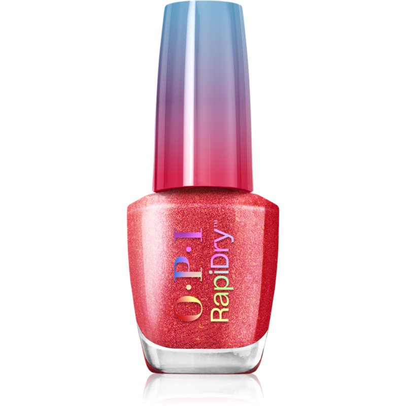 OPI Rapidry lac de unghii cu uscare rapida culoare Fuego On-the-Go 9 ml