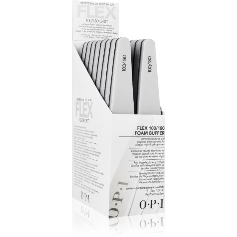 OPI Flex Pila pentru unghii tari 100/180 16 buc