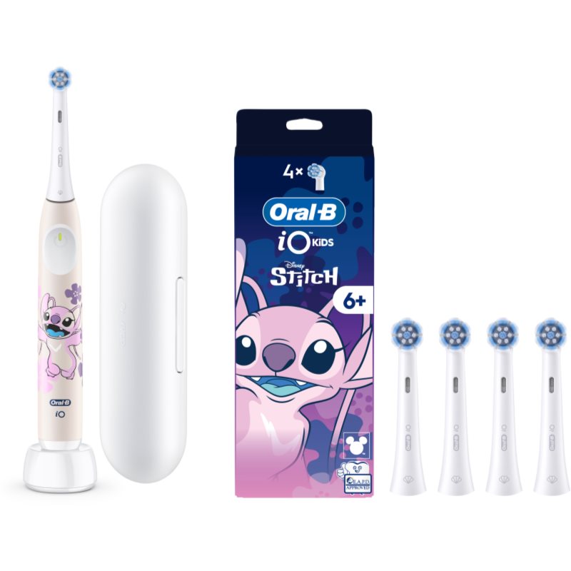 Oral-B iO Kids Disney Stitch Angel set periuță de dinți și rezerve