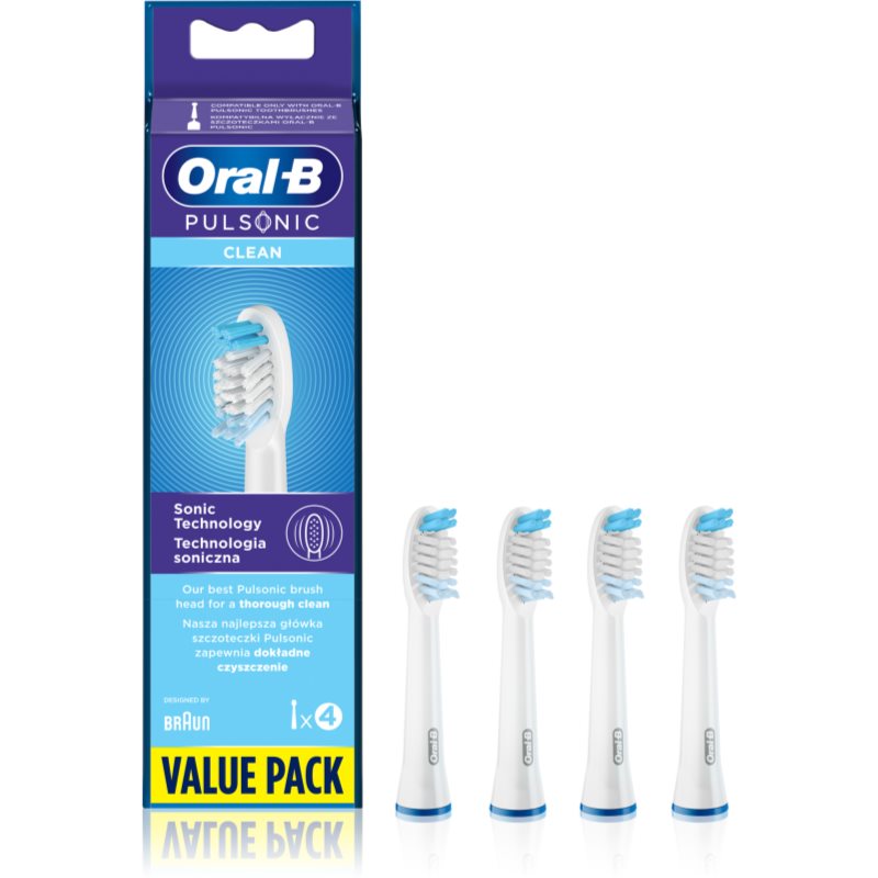 Oral B Pulsonic Clean capete de schimb pentru periuta de dinti 4 buc