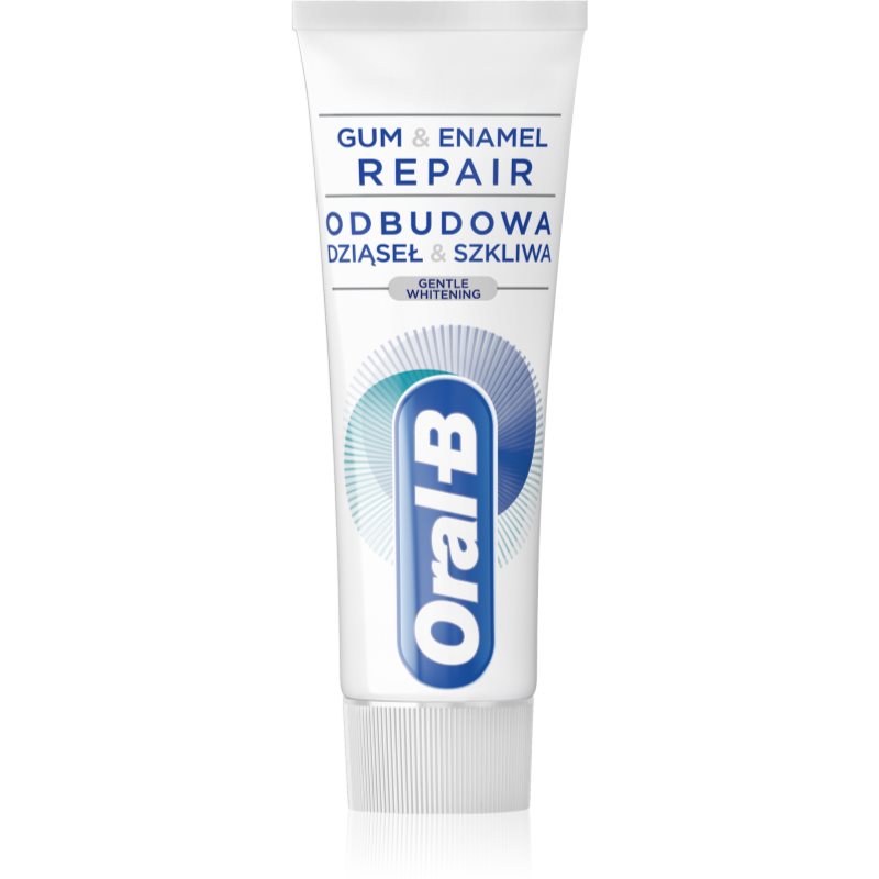 Oral B Gum & Enamel Repair Gentle Whitening pasta de dinti cu efect de albire și calmare 75 ml