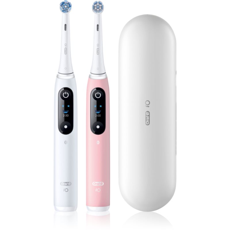 Oral-B iO6 Connected Coach periuta de dinti electrica cu sac pachet duo 2 buc