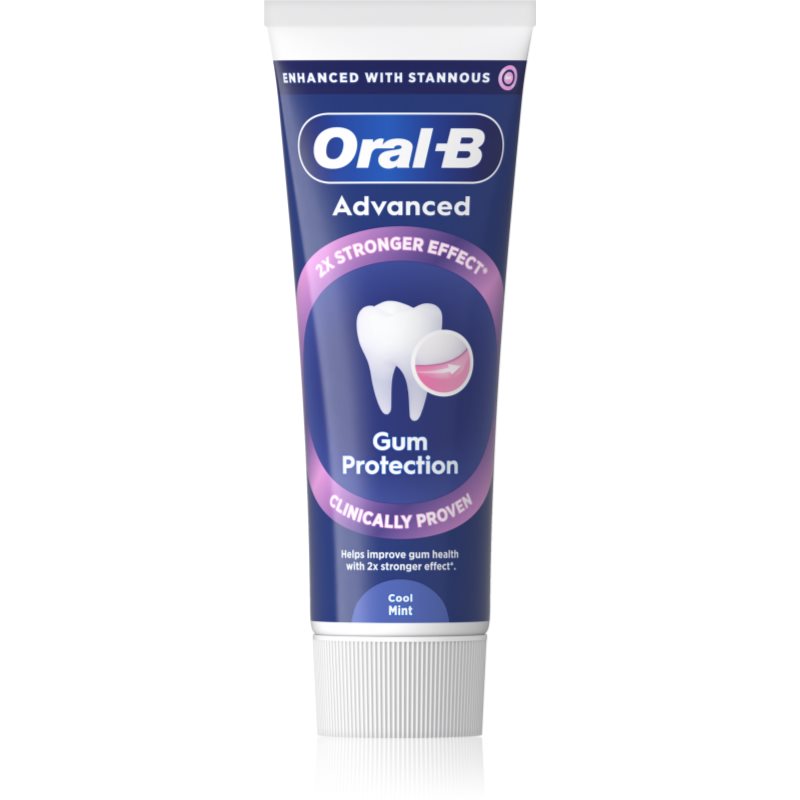 Oral-B Advanced Gum Protection pastă de dinți pentru dinti sanatosi si gingii sanatoase Cool Mint 75 ml