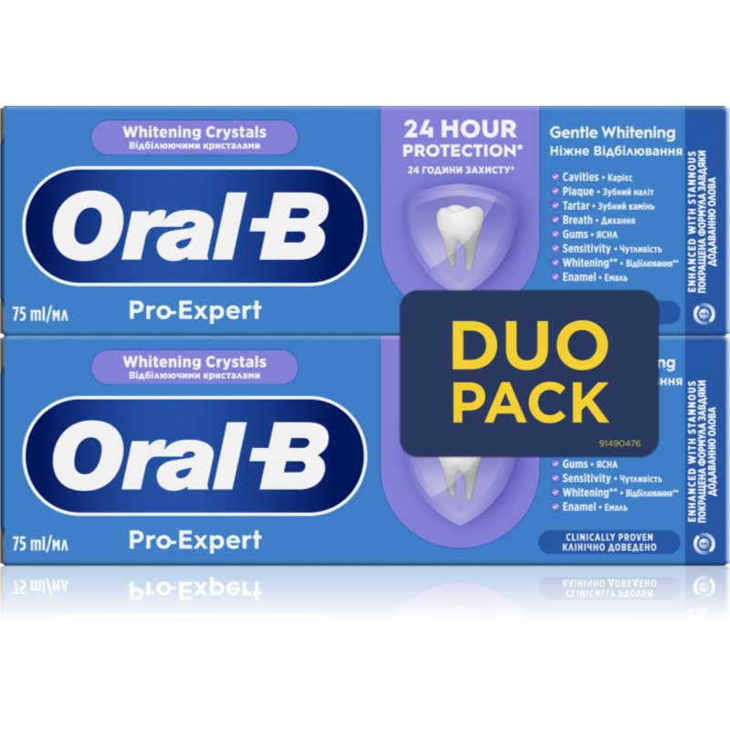 Oral-B Pro Expert Gentle Whitening pasta de dinti pentru albire 2x75 ml