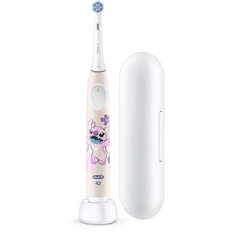 Oral-B iO Kids Disney Stitch Angel periuta de dinti electrica pentru copii cu trusă de călătorie 6 y+ 1 buc