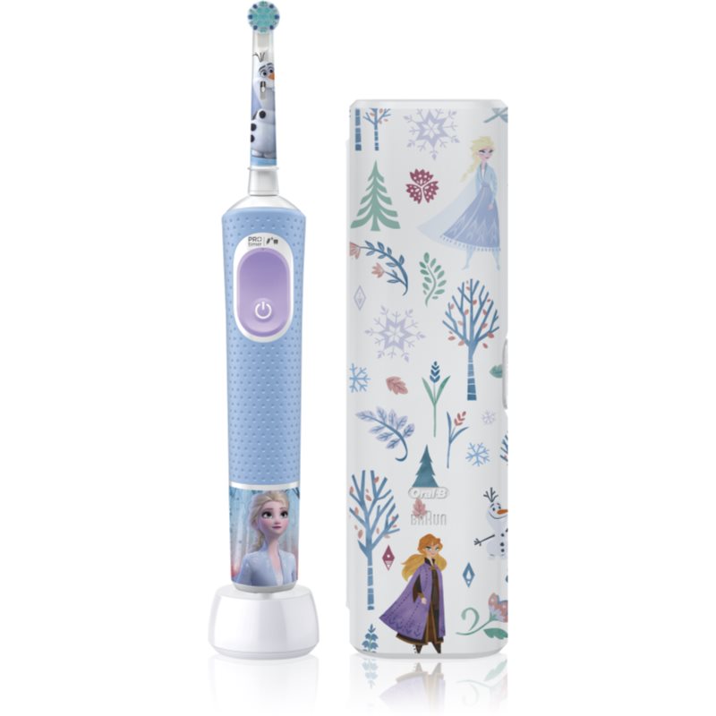 Oral B Pro Kids 3+ Frozen Periuta De Dinti Electrica Cu Sac Pentru Copii Frozen 1 Buc