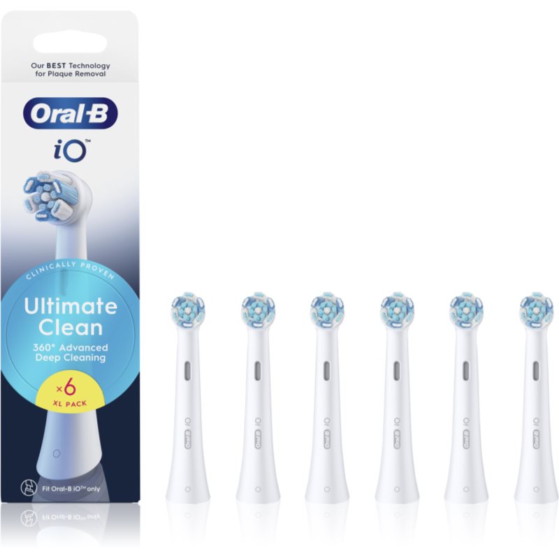 Oral B iO Ultimate Clean capete de schimb pentru periuta de dinti White 6 buc