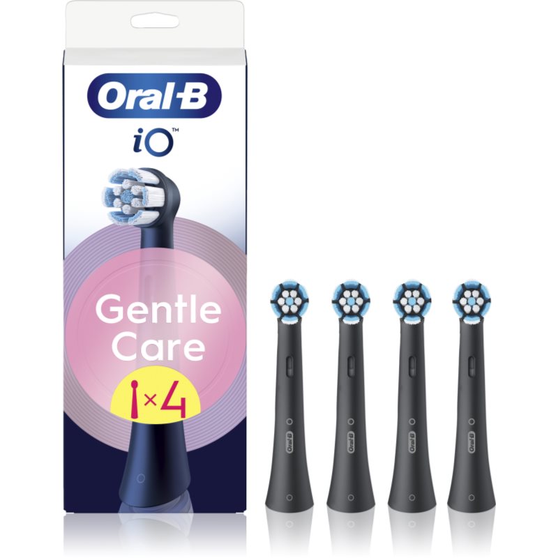 Oral B iO Gentle Care capete de schimb pentru gingii sensibile Black 4 buc