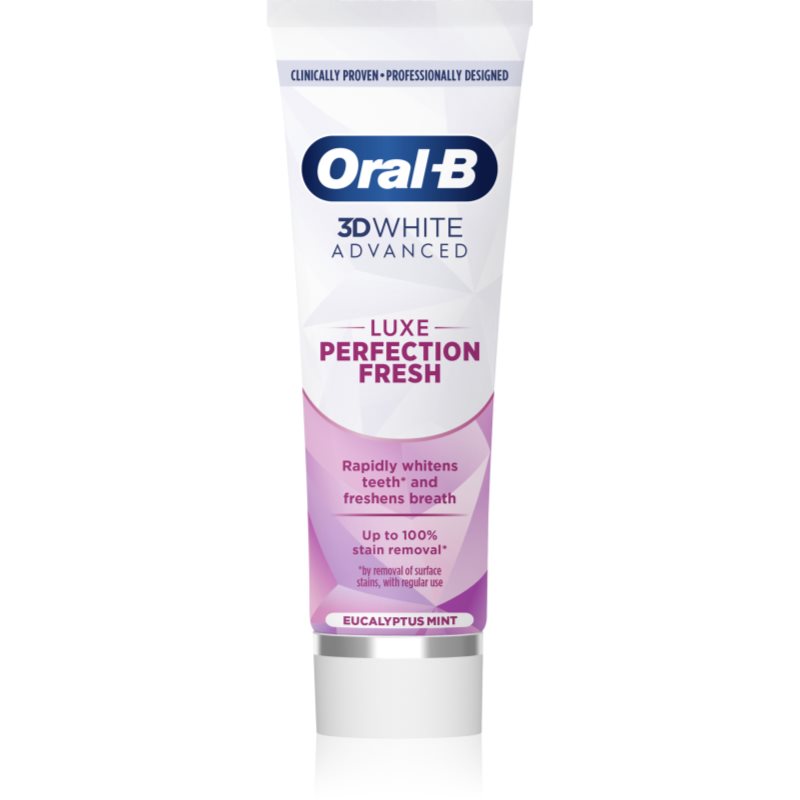 Oral B 3D White Luxe Perfection Fresh pasta de dinti pentru albire Eucalyptus Mint 75 ml
