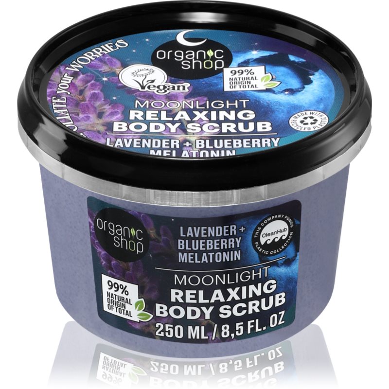 Organic Shop Sleeping Exfoliate Your Worries exfoliant pentru corp pentru relaxare 250 ml