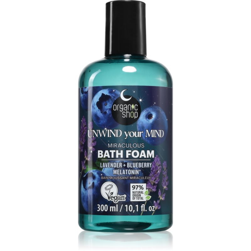 Organic Shop Unwind Your Mind spumă de baie anti-stres 300 ml