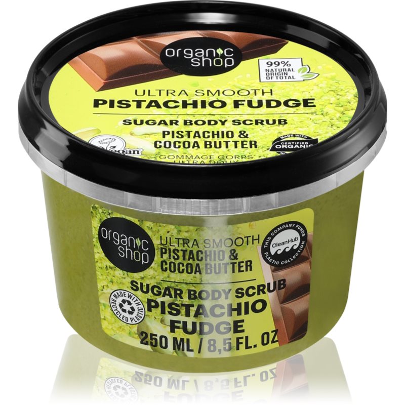 Organic Shop Pistachio Fudge exfoliant delicat pentru corp 250 ml