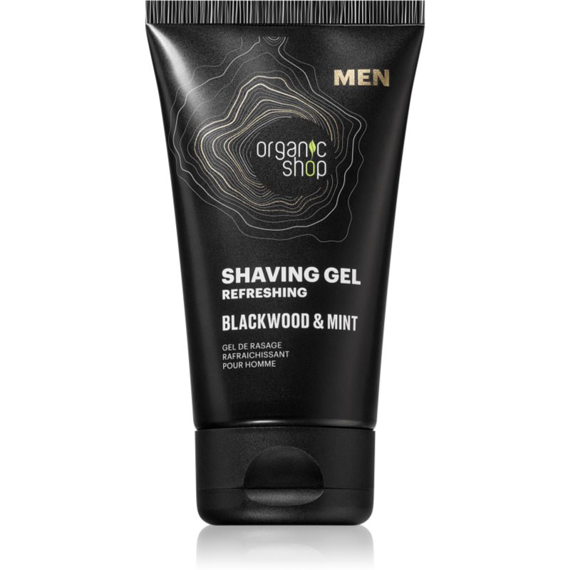 Organic Shop Men Blackwood & Mint gel pentru bărbierit cu efect revigorant 150 ml