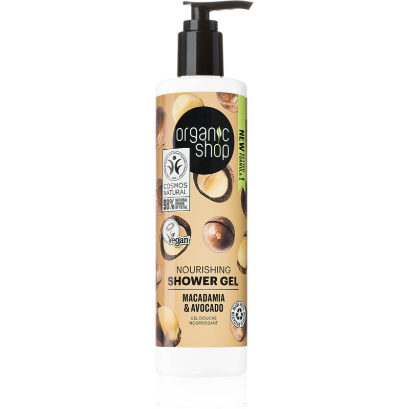 Organic Shop Macadamia & Avocado gel de dus hranitor 280 ml