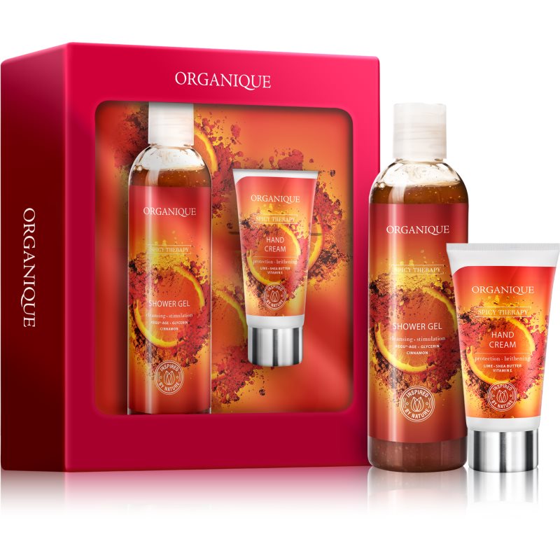 Organique Gift Set Spicy Delight set cadou de Crăciun pentru maini si corp