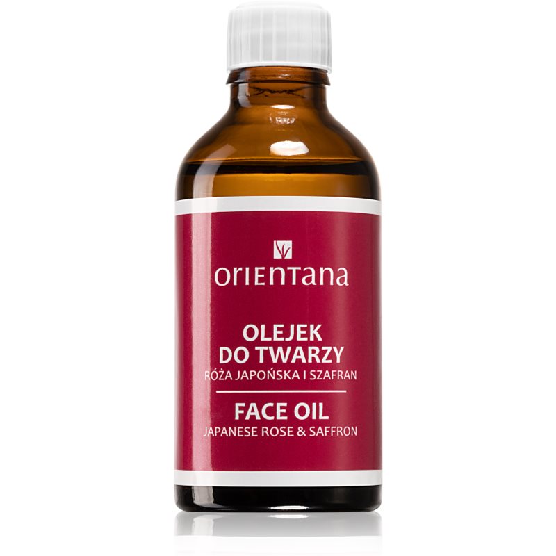 Orientana Japanese Rose & Saffron Face Oil ulei facial de reintinerire 50 ml