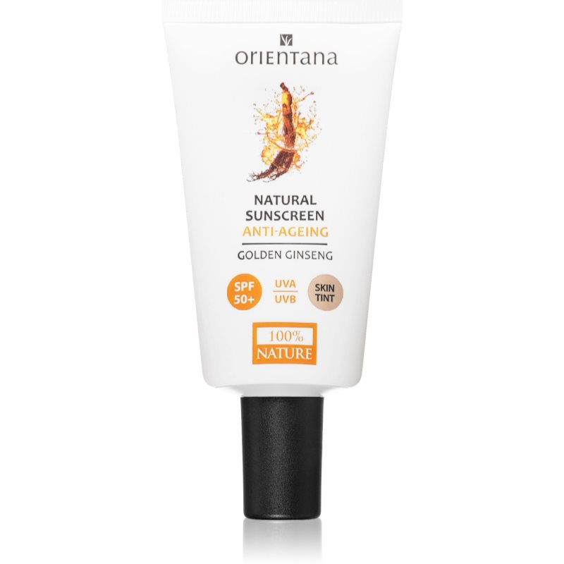 Orientana Natural Sunscreen crema de fata tonifianta SPF 50+ 50 ml