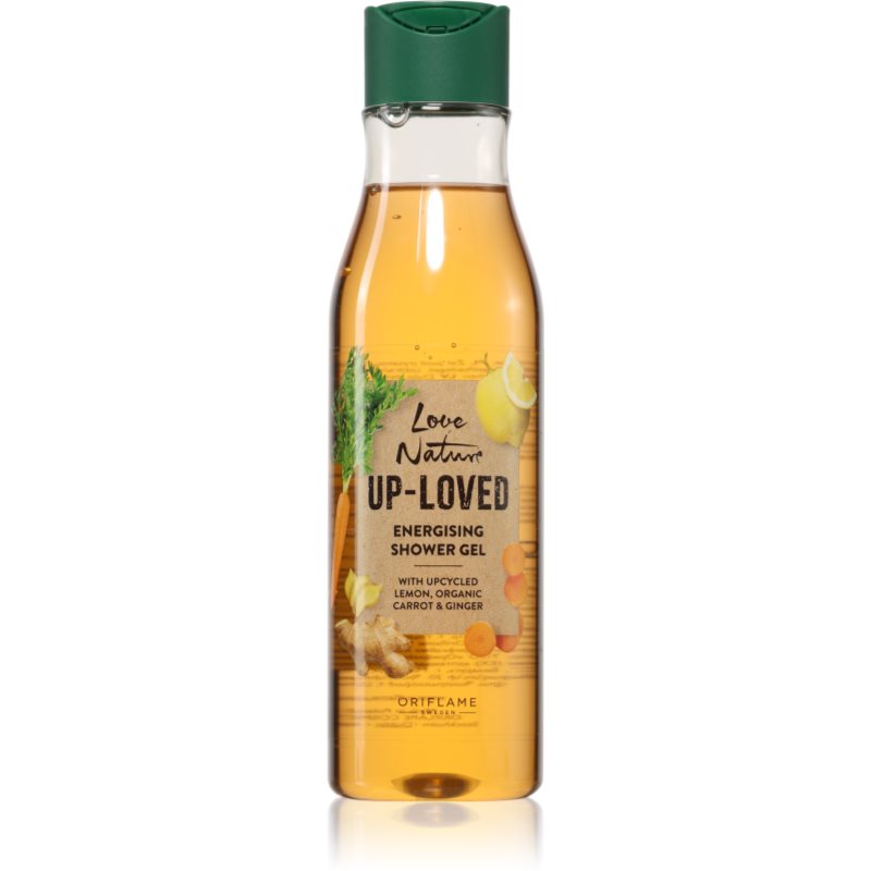 Oriflame Love Nature Up-Loved Upcycled Lemon & Organic Carrot & Ginger Gel de duș energizant 250 ml