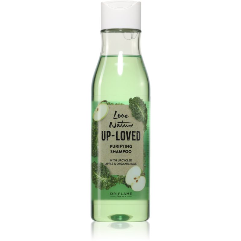 Oriflame Love Nature Up-Loved Upcycled Apple & Organic Kale sampon pentru curatare pentru par gras 250 ml