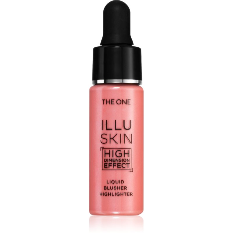 Oriflame The One IlluSkin blush cu efect iluminator 2 in 1 culoare Soft Pink 15 ml