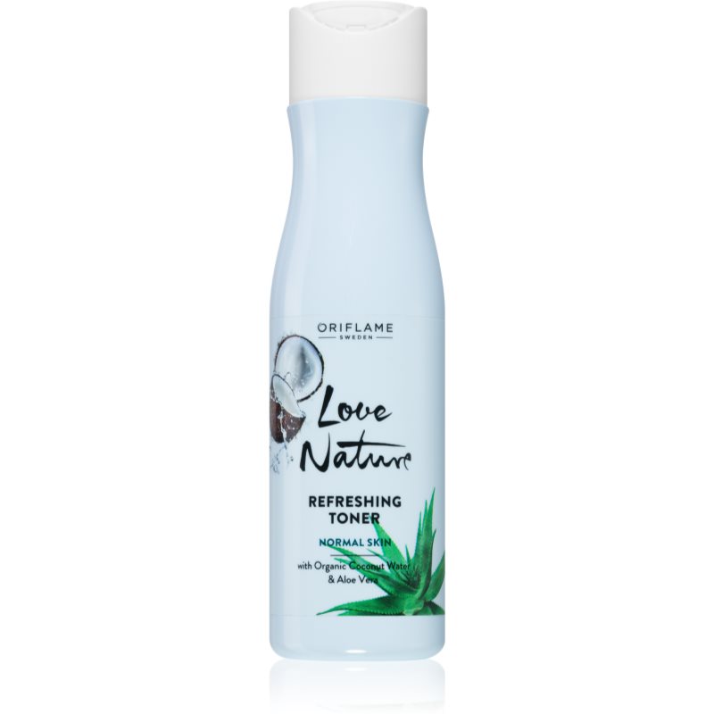 Oriflame Love Nature Aloe Vera & Coconut Water lotiune tonifianta revigoranta cu efect de hidratare 150 ml