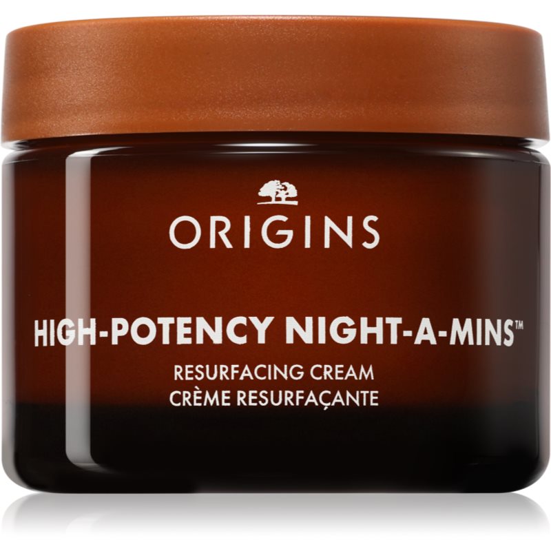 Origins High-Potency Night-A-Mins™ Resurfacing Cream With Fruit-Derived AHAs crema hidratanta de noapte pentru strălucirea și netezirea pielii 50 ml