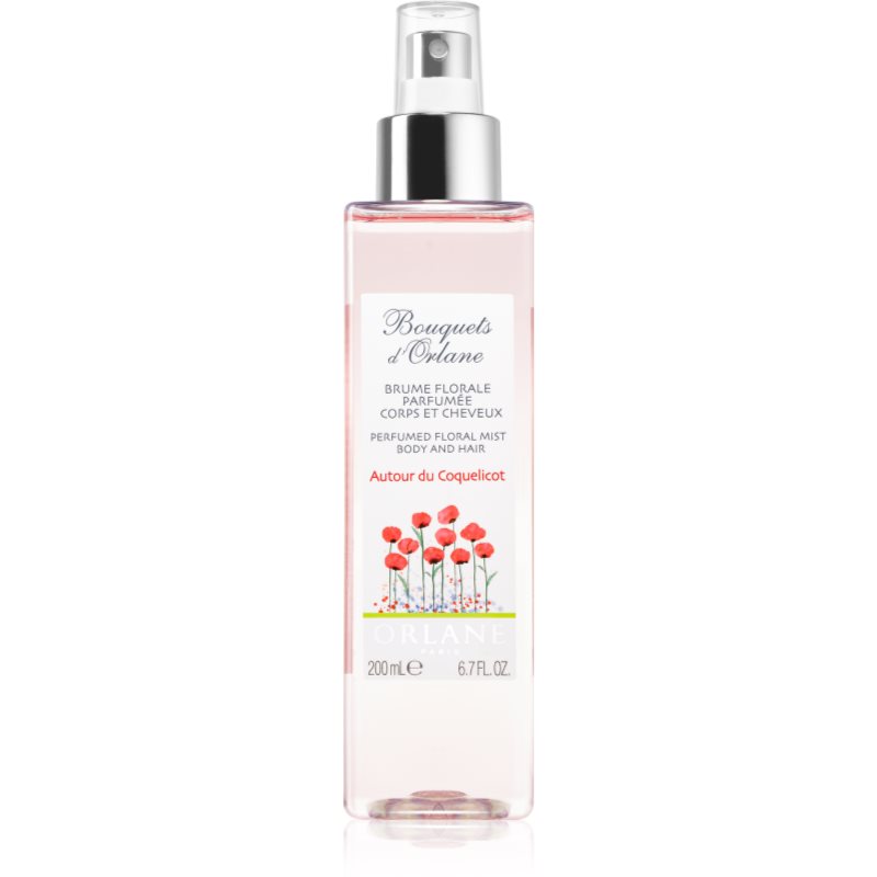 Orlane Bouquets d’Orlane Autour du Coquelicot eau fraiche pentru corp si par pentru femei 200 ml