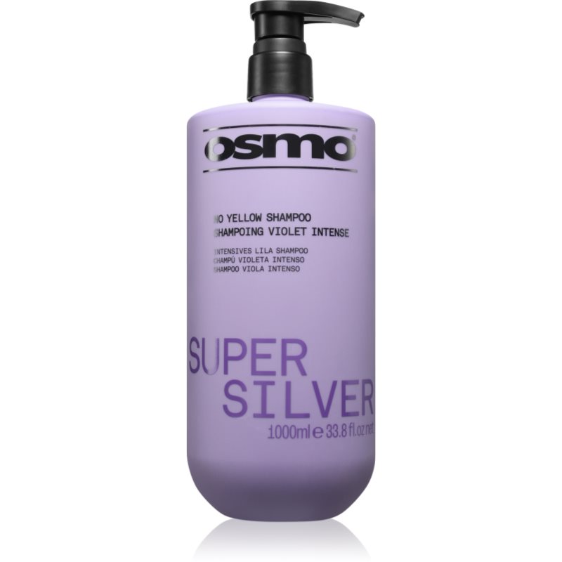 Osmo Super Silver No Yellow Shampoo șampon împotriva tonurilor galbene pentru părul blond şi gri 1000 ml