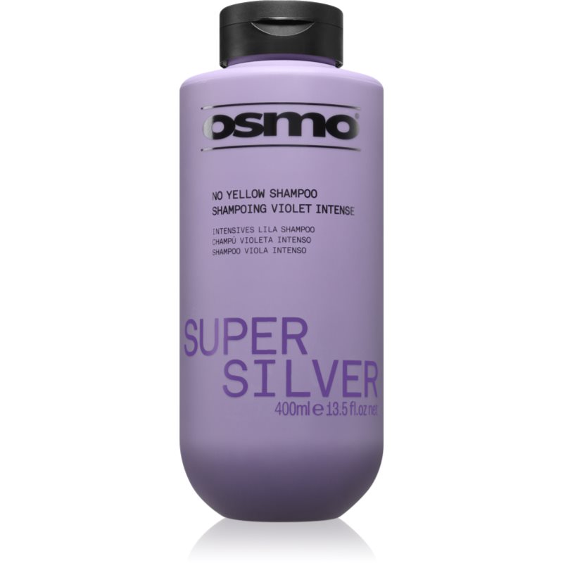 Osmo Super Silver No Yellow Shampoo șampon împotriva tonurilor galbene pentru părul blond şi gri 400 ml