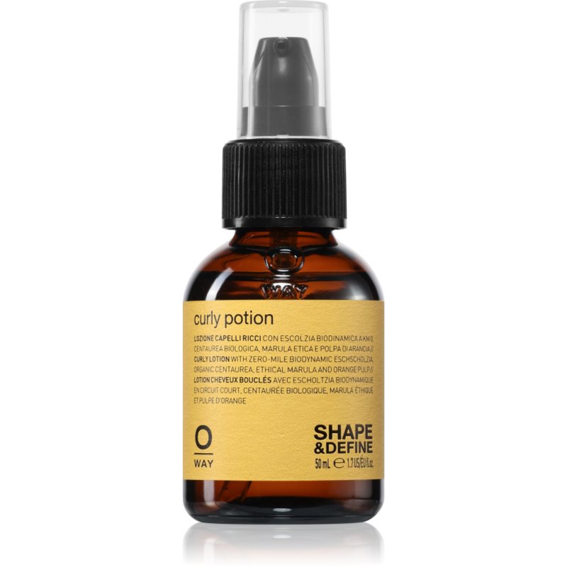 Oway Shape & Define Curly Potion ingrijirea coafurii pentru par ondulat si cret 50 ml