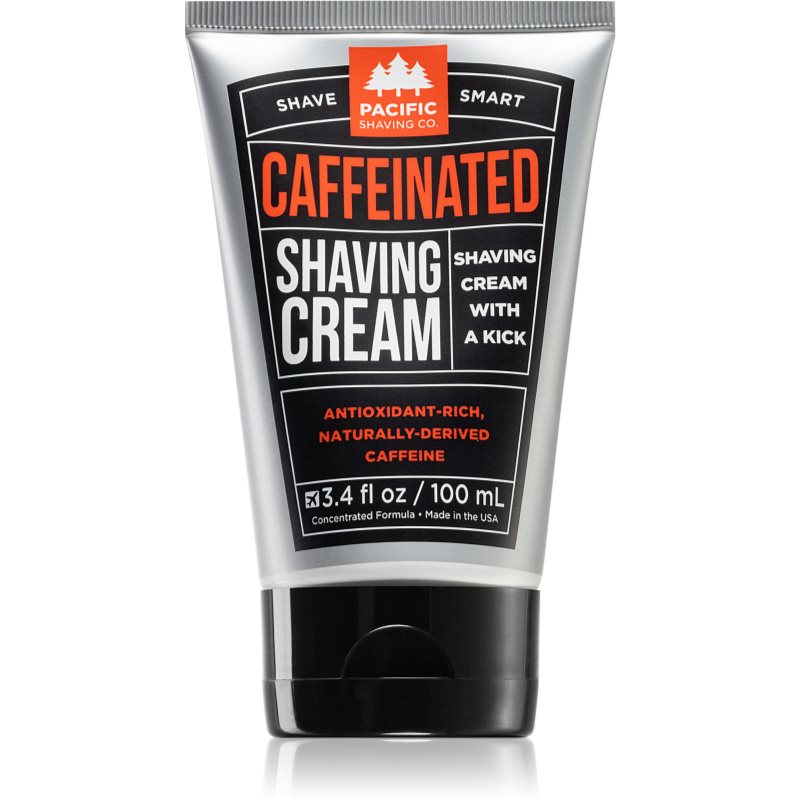 Pacific Shaving Caffeinated Shaving Cream cremă pentru bărbierit 100 ml