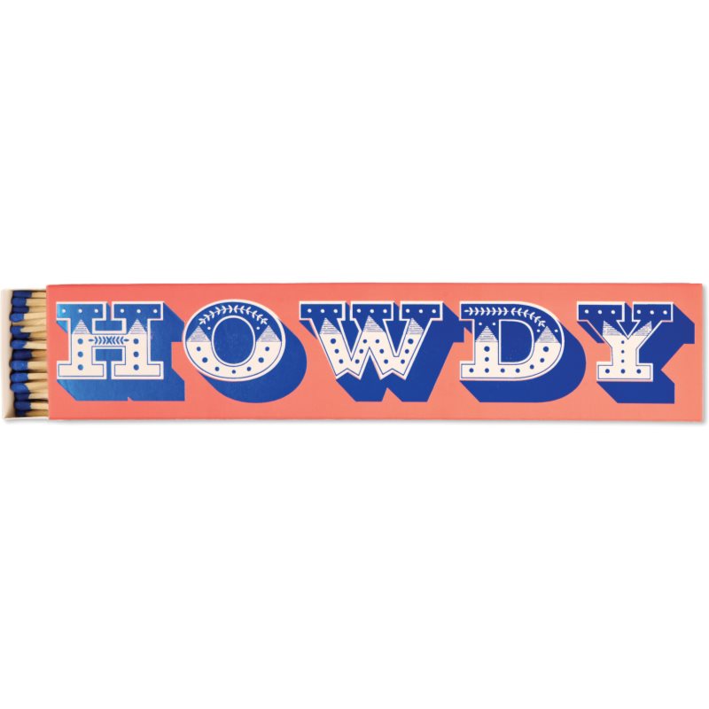 Paddywax Slender Howdy chibrituri 45 buc